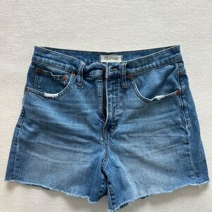 Madewell Women's Blue Denim Shorts Size 27 STYLE f7019